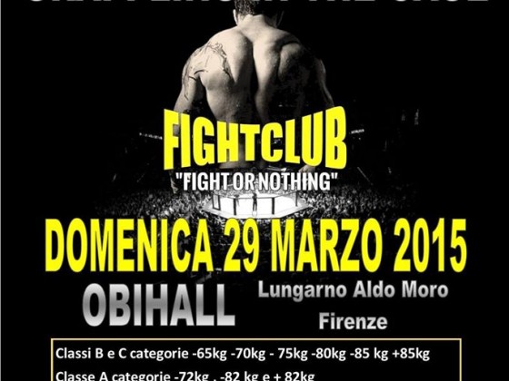 fight or nothing obi hall firenze  mma